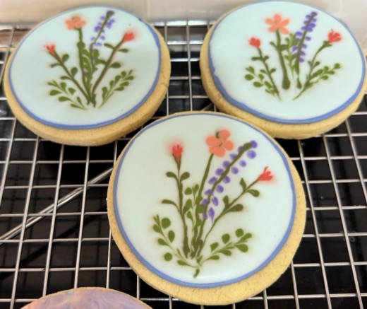 Wildflower sugar cookies