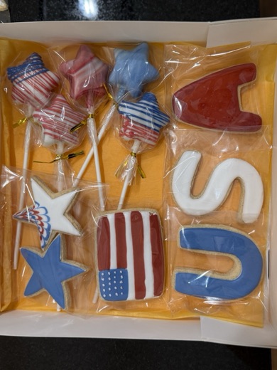 Fourth of July gift box