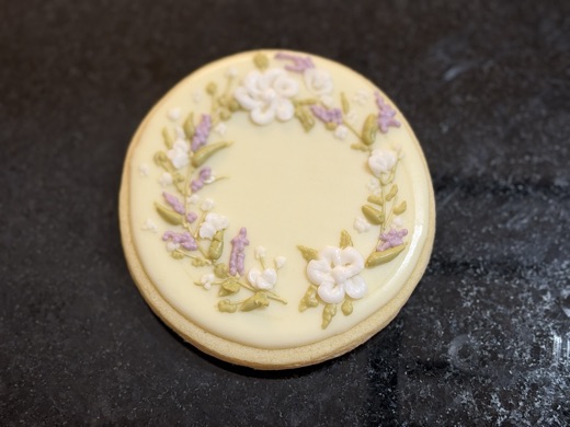 Lavender and blossom wreath
