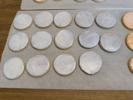 Pearl marble sugar cookies